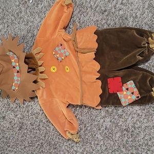 Scarecrow costume, size 3/6 mo.